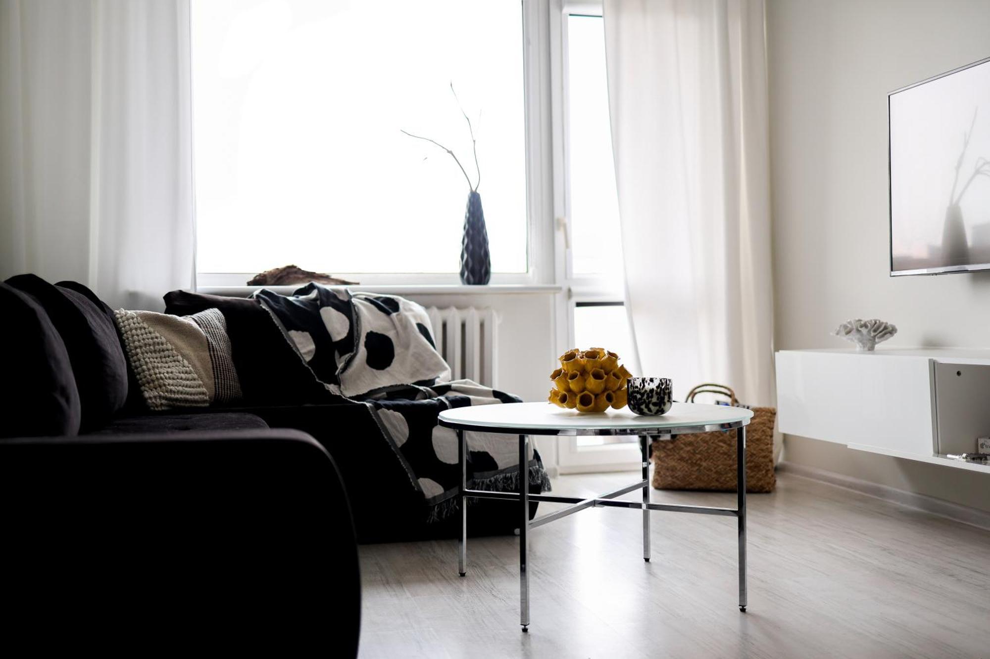 Apartament Czarno Na Bialym Wladyslawowo Luaran gambar